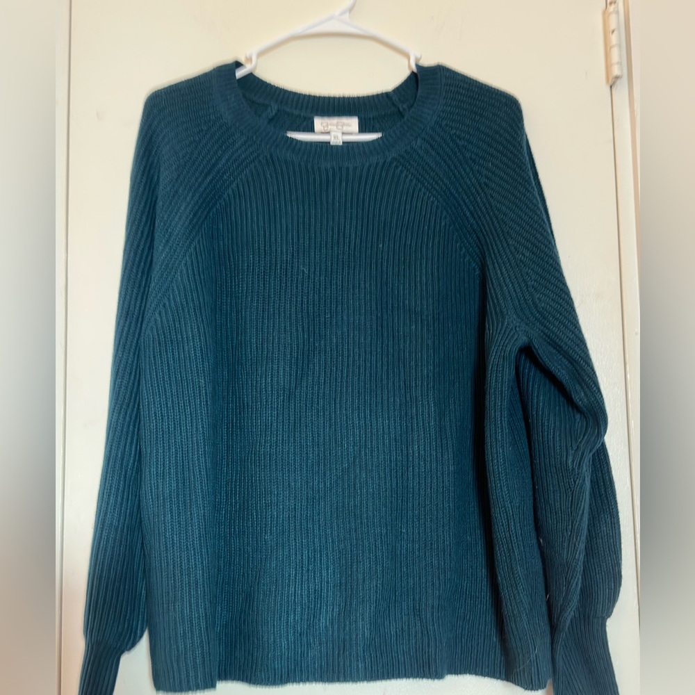 Jessica Simpson Deep Teal Crew Neck Sweater